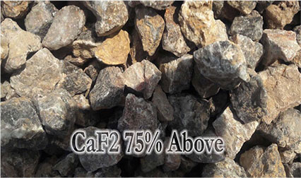 萤石  CaF2 含量75%以上